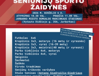 Šiemet vėl laukiame saniūnijų sporto žaidynėse
